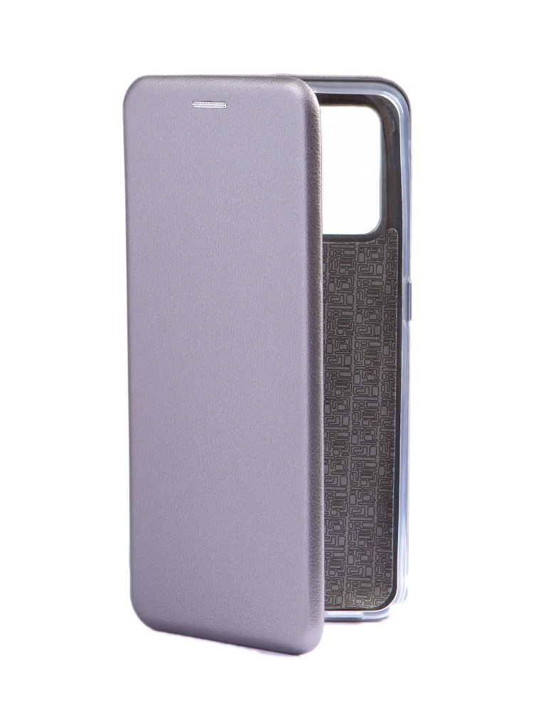 Чехол Innovation для Oppo A74 Book Silver 35367 силиконовый чехол на oppo a74 оппо а74 с принтом сине розовый мрамор