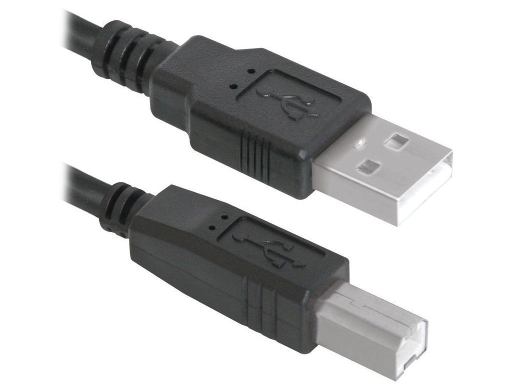 Аксессуар Mirex USB 2.0 AM - USB BM 1.8m 13700-AMBM18BK