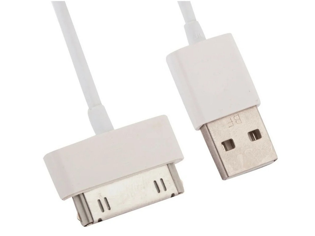 

Аксессуар Mirex USB 2.0 AM - 30pin M 1m 13700-AM30P10W, 13700-AM30P10W