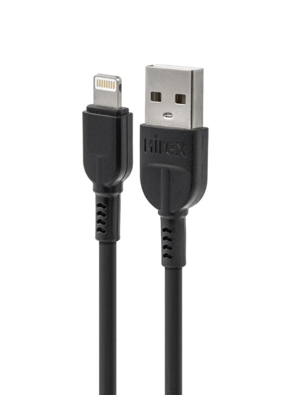 

Аксессуар Mirex USB 2.0 AM - Lightning 1m 13700-008i2BK, 13700-008i2BK
