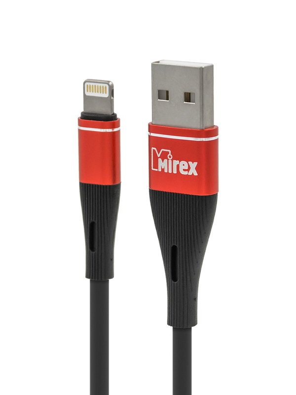 

Аксессуар Mirex BC-015i USB 2.0 AM - Lightning 1.2m 13700-BC015IRB, BC-015i