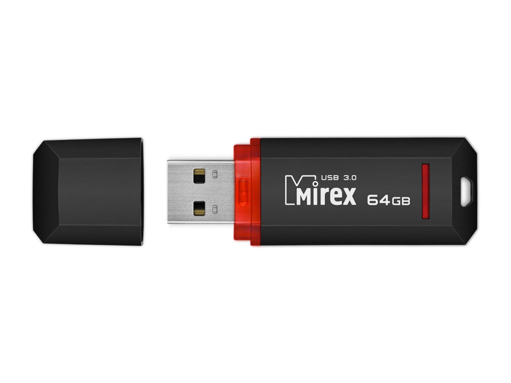 

USB Flash Drive 64Gb - Mirex Knight Black 13600-FM3BKN64, Knight Black
