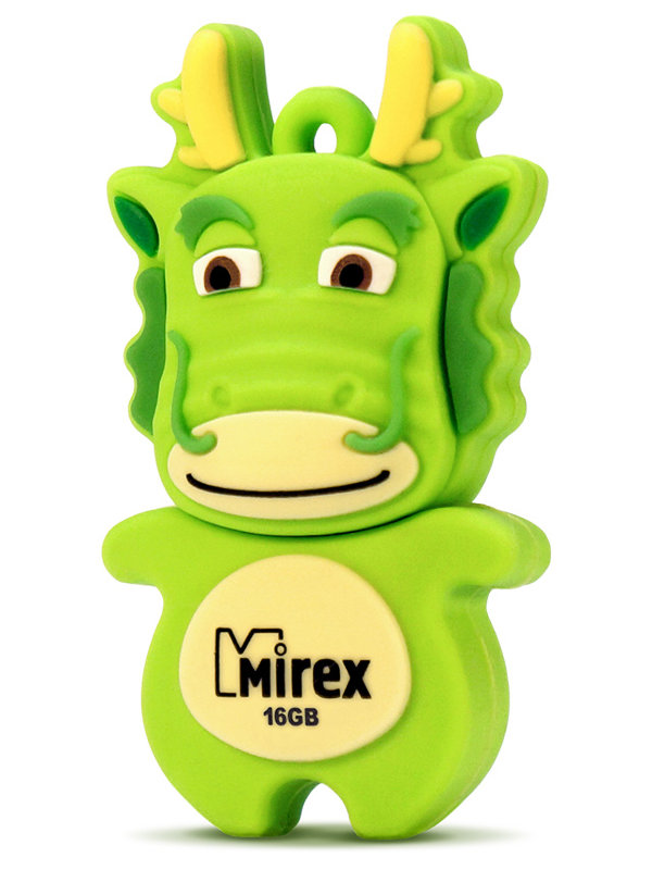 

USB Flash Drive 16GB - Mirex Dragon Green 13600-KIDGDR16, Dragon