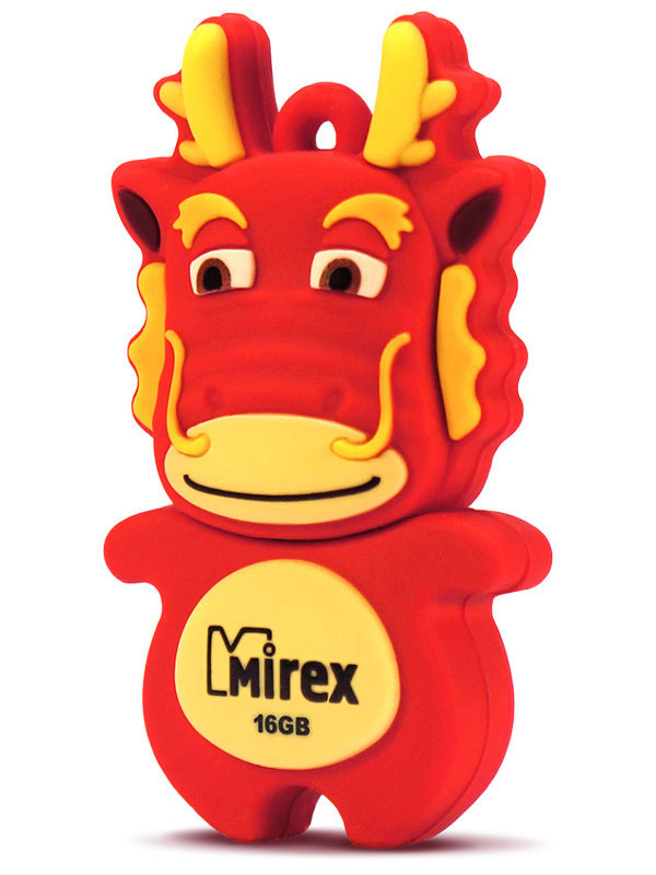 

USB Flash Drive 16GB - Mirex Dragon Red 13600-KIDDAR16, Dragon