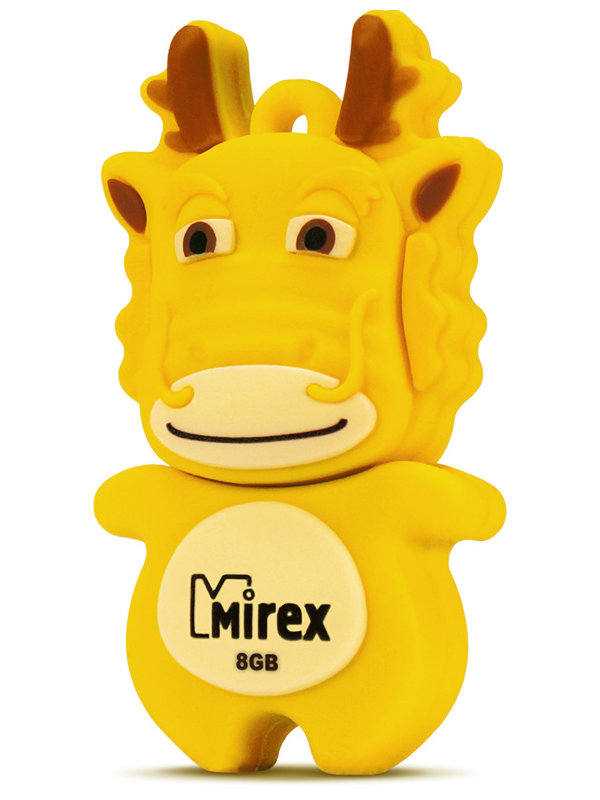 

USB Flash Drive 8Gb - Mirex Dragon Yellow 13600-KIDDRY08, Dragon