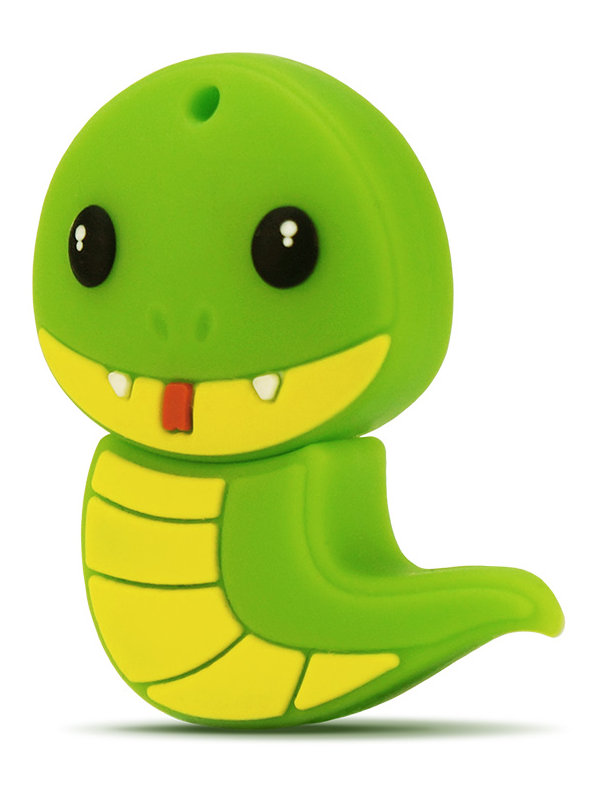 

USB Flash Drive 8Gb - Mirex Snake Green 13600-KIDSNG08, Snake
