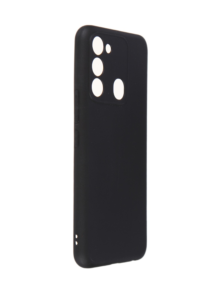 

Чехол Krutoff для Tecno Spark Go 2022 Soft Black 233615, Tecno Spark Go 2022