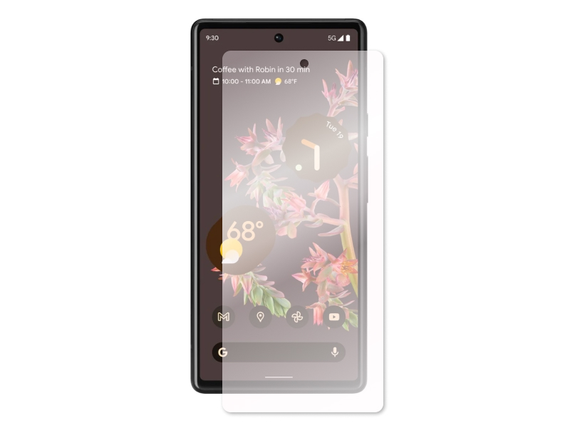 

Гибридное защитное стекло Krutoff для Google Pixel 6A 217752, Google Pixel 6A