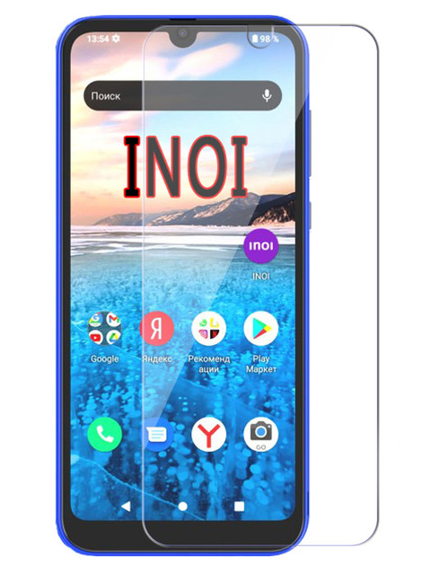

Гибридное защитное стекло Krutoff для Inoi A62 Lite 228582, Inoi A62 Lite