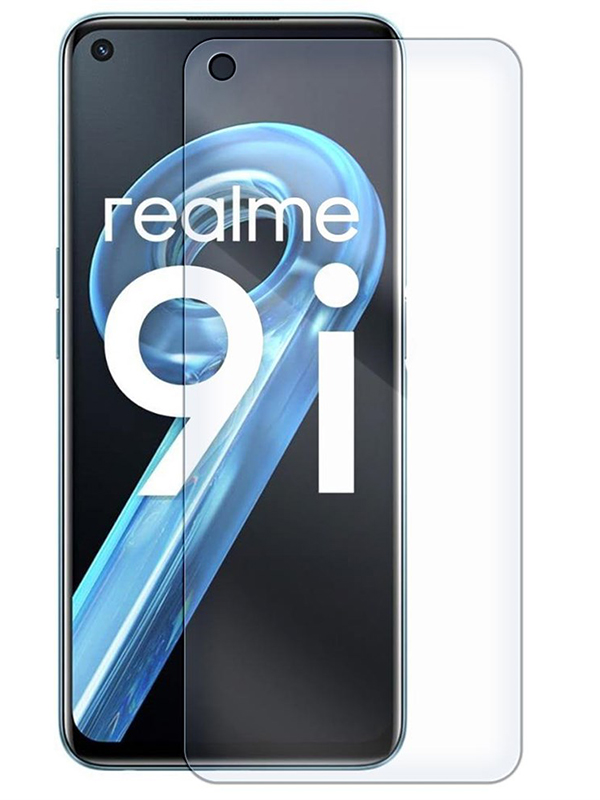 

Гибридное защитное стекло Krutoff для Realme 9i 204664, Realme 9i