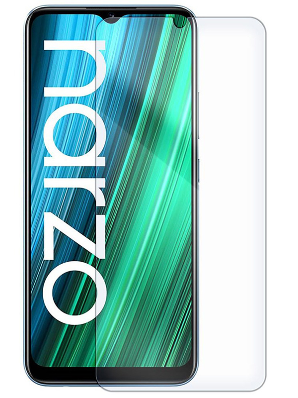 

Гибридное защитное стекло Krutoff для Realme Narzo 50A 204665, Realme Narzo 50A