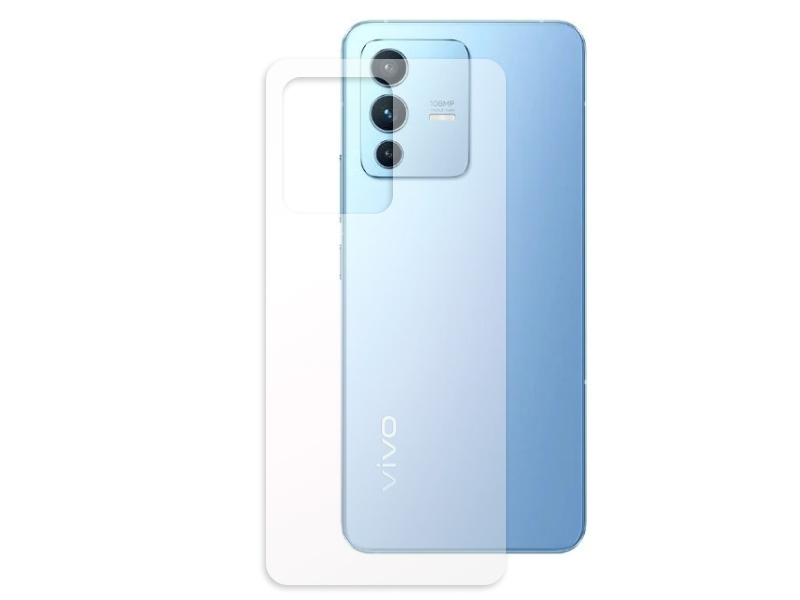 

Гибридное защитное стекло Krutoff для Vivo S12 задняя сторона 217730, Vivo S12