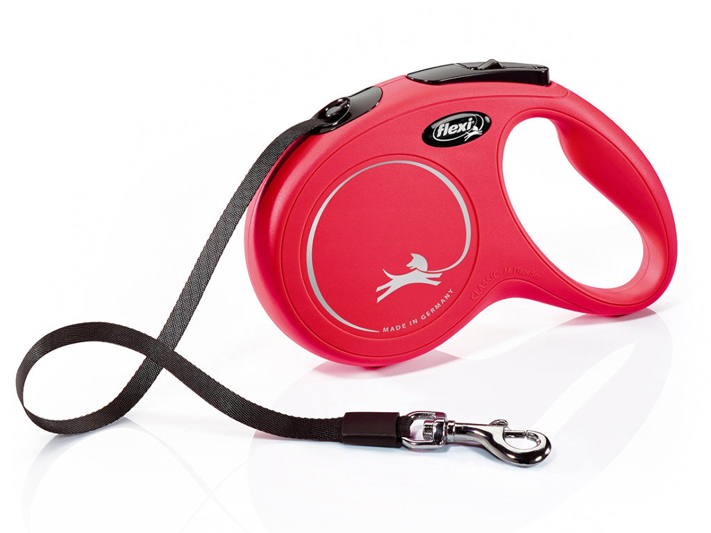 

Рулетка Flexi New Classic M 5m Red 68030, New Classic M