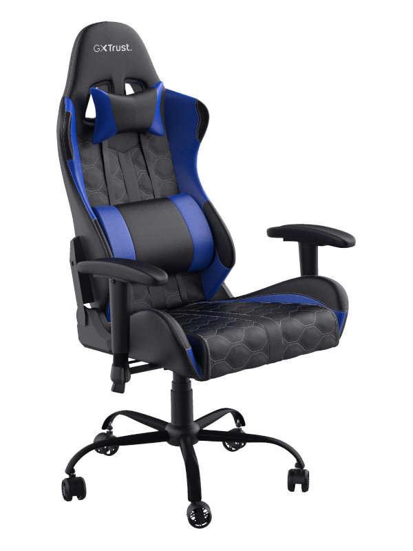 Компьютерное кресло Trust GXT708B Resto Chair Blue 24435