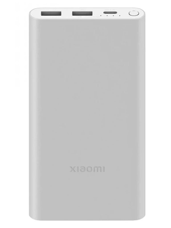 Внешний аккумулятор Xiaomi Mi Power Bank 10000mAh Silver PB100DZM внешний аккумулятор xiaomi power bank 10000mah 22 5w blue pb100dzm