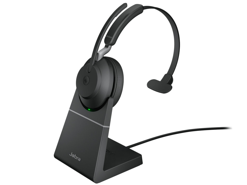 фото Наушники jabra evolve2 65 link380c ms mono stand black 26599-899-889