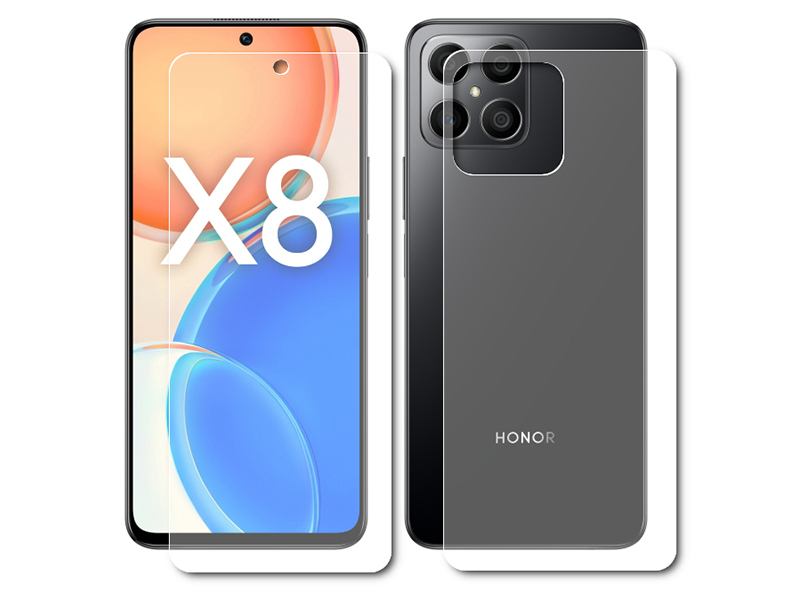 

Гидрогелевая пленка Innovation для Honor X8 Front and Back Glossy 35678, Honor X8