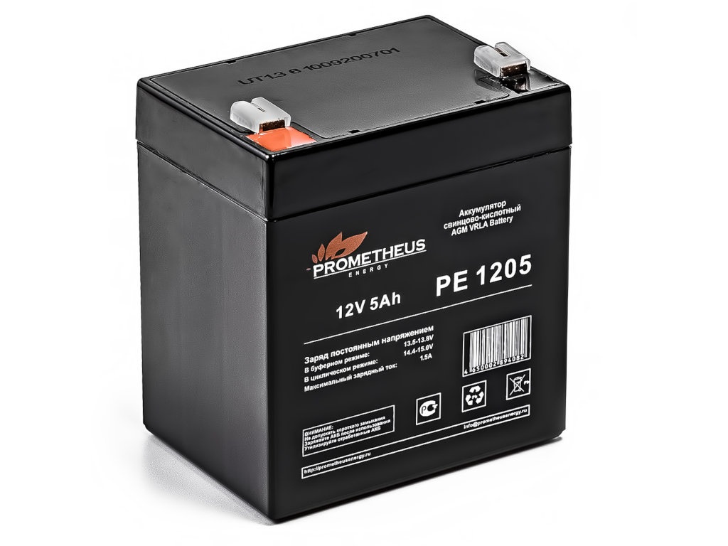 Аккумулятор для ИБП Prometheus Energy PE1205 12V 5Ah