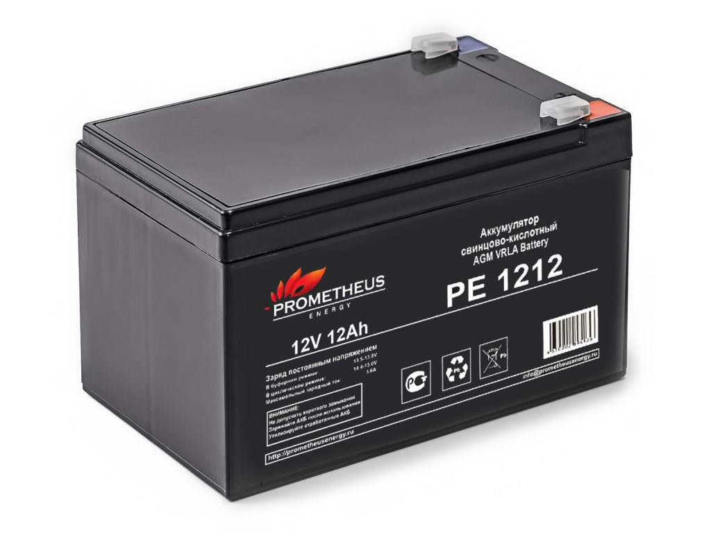 Аккумулятор для ИБП Prometheus Energy PE1212 12V 12Ah