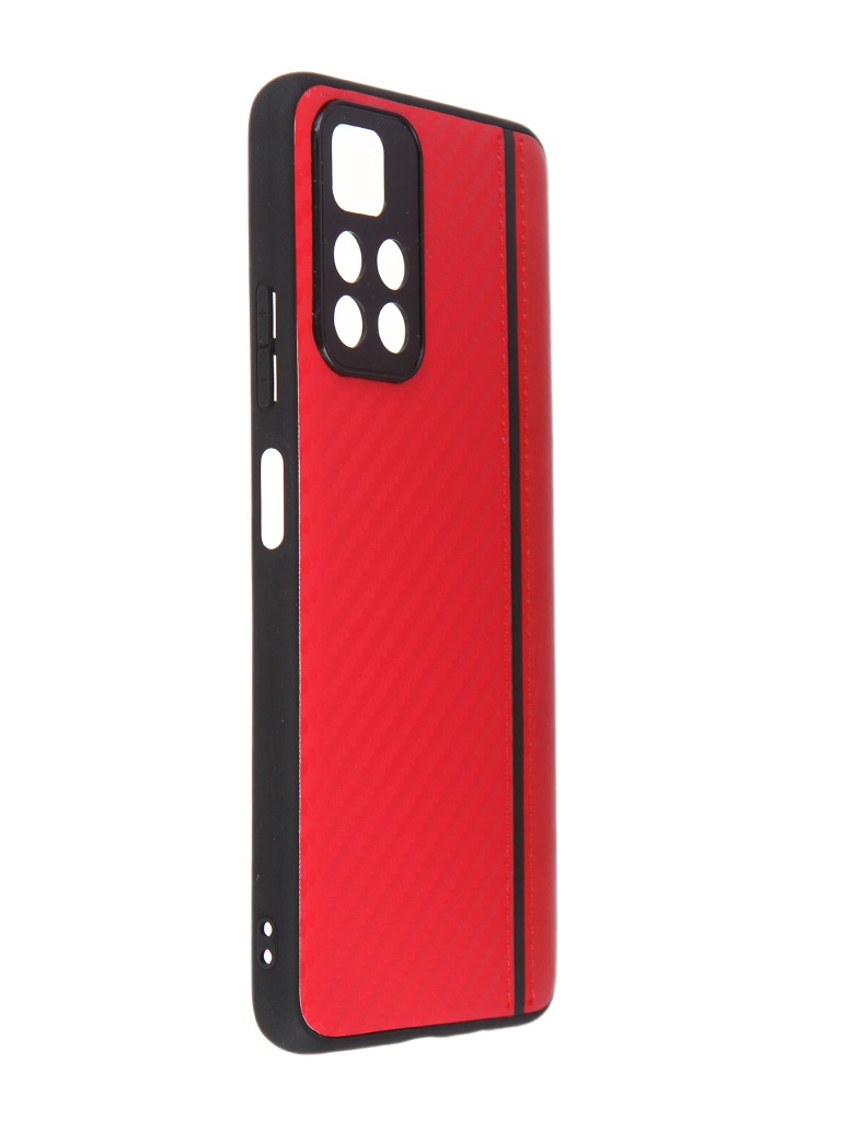 

Чехол G-Case для Poco M4 Pro 5G Carbon Red G0007RE, Poco M4 Pro 5G