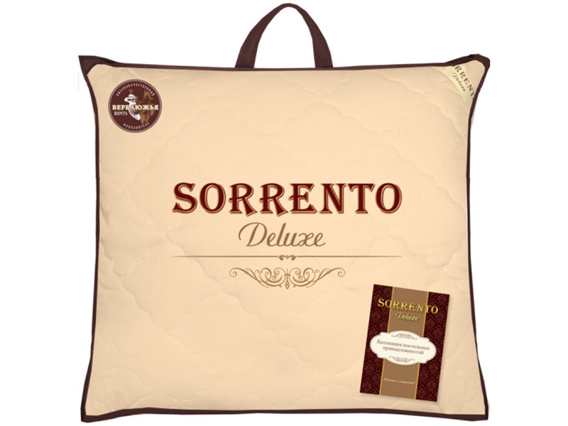 фото Подушка sorrento deluxe 70x70 верблюжья шерсть 110504