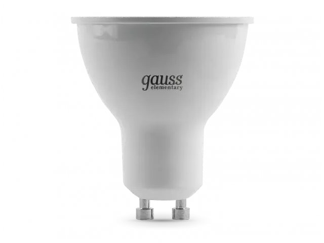 

Лампочка Gauss Elementary 11W MR16 GU10 220V 4100К 13621, 13621