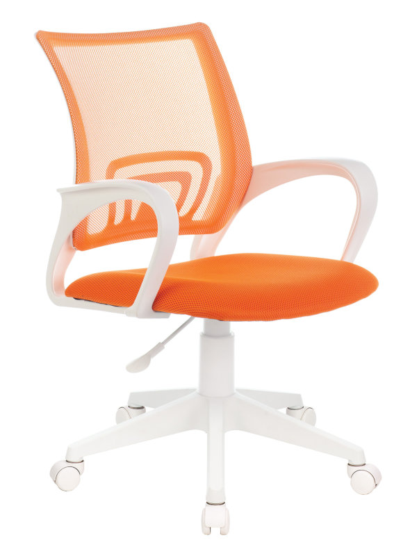 Компьютерное кресло Бюрократ CH-W695NLT Orange CH-W695NLT/OR/TW-961 кресло бюрократ ch 696 or черный оранжевый