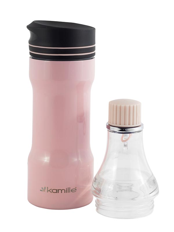 фото Термокружка kamille 320ml km-2061 pink