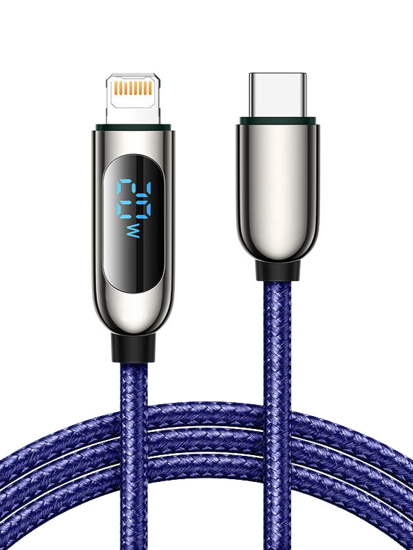 

Аксессуар Palmexx USB Type-C - Lightning 1.2m Blue PX/CAB-CL-20W-BLU, PX/CAB-CL-20W-BLU