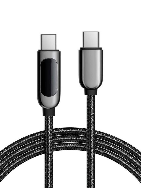 

Аксессуар Palmexx USB Type-C - USB Type-C 1.2m Black PX/CAB-CC-60W-BLK, PX/CAB-CC-60W-BLK