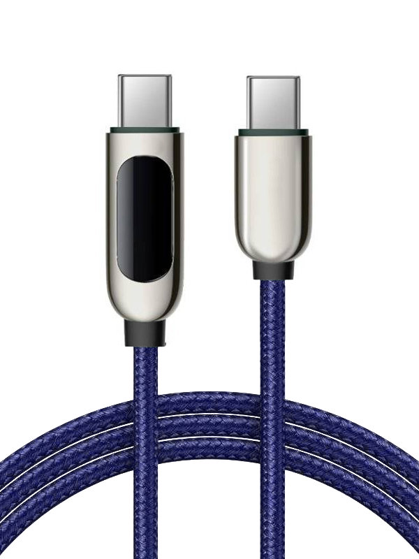 

Аксессуар Palmexx USB Type-C - USB Type-C 1.2m Blue PX/CAB-CC-100W-BLU, PX/CAB-CC-100W-BLU