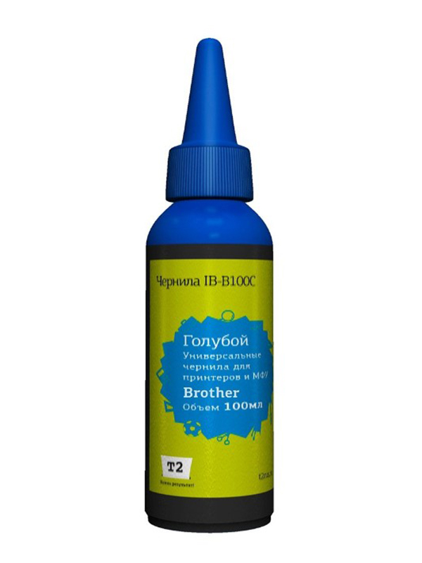 

Чернила T2 IB-B100C 100ml Cyan для Brother, IB-B100C