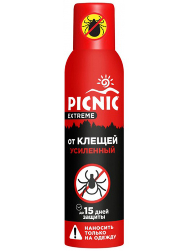 

Средство защиты от клещей Picnic Extreme 150ml 4650056492524, 4650056492524