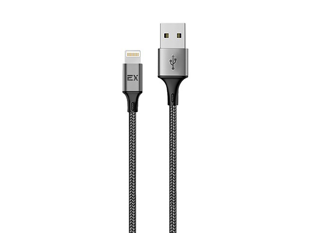 

Аксессуар Exployd Ray USB - Lightning 1m Black EX-K-1208, EX-K-1208