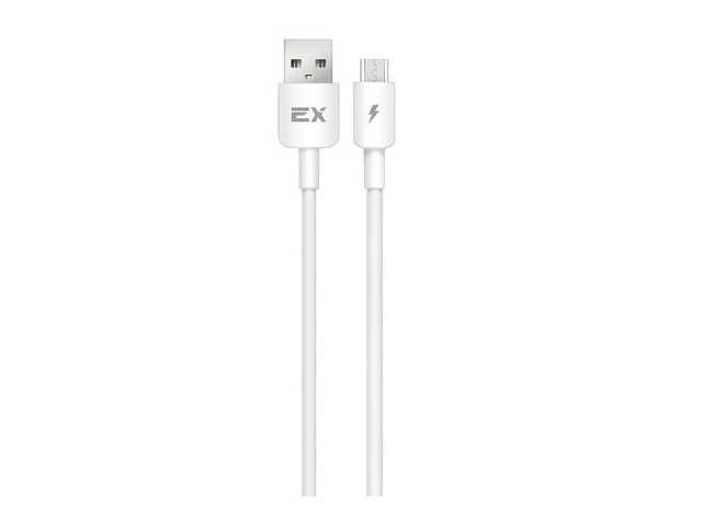 

Аксессуар Exployd Classic USB - MicroUSB 1m White EX-K-998, EX-K-998