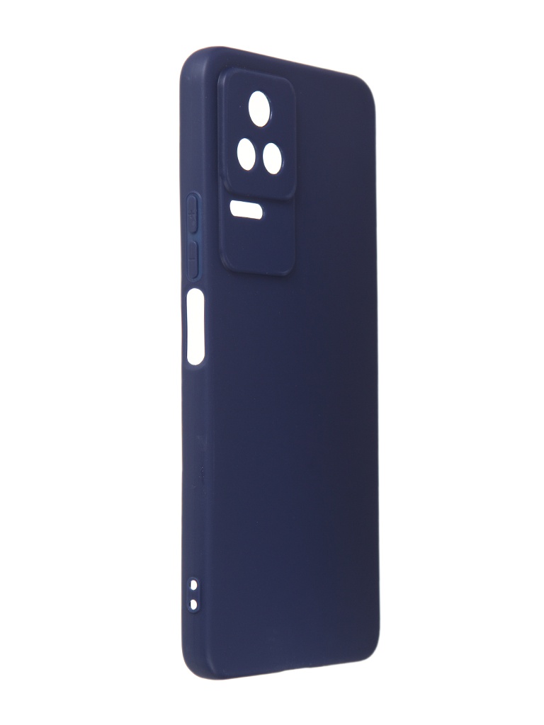 

Чехол DF для Poco F4 5G Silicone Blue poCase-07, Poco F4 5G