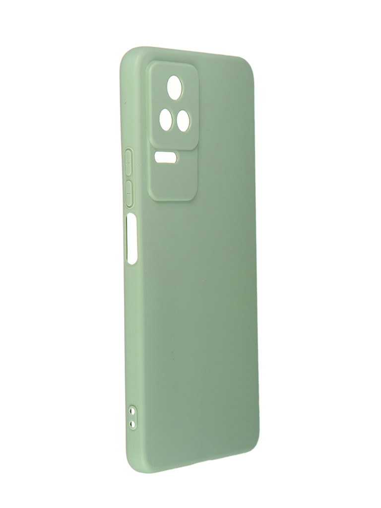 

Чехол DF для Poco F4 5G Silicone Light Green poCase-07, Poco F4 5G