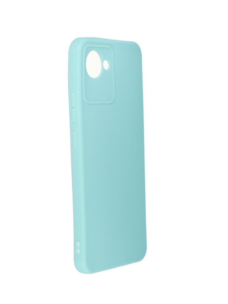 

Чехол DF для Realme C30 Silicone light Green rmCase-18, Realme C30