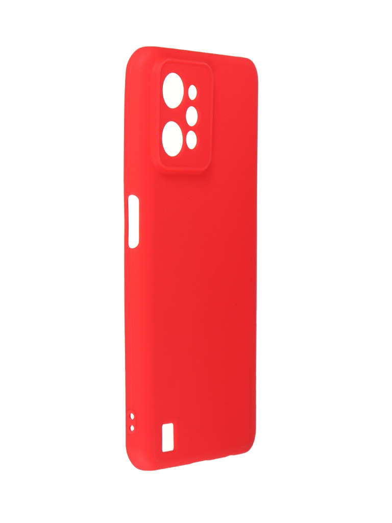 

Чехол DF для Realme C31 Silicone Red rmCase-19, Realme C31