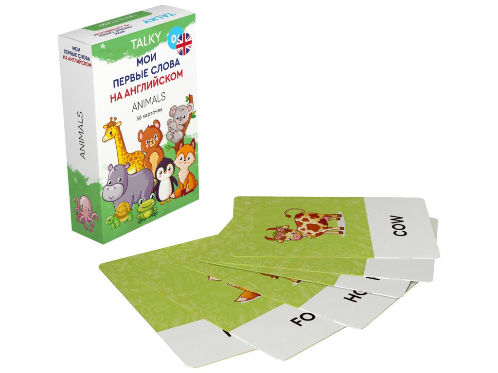 

Умные карточки Lumicube Talky Animals на английском языке KDTKE03, KDTKE03