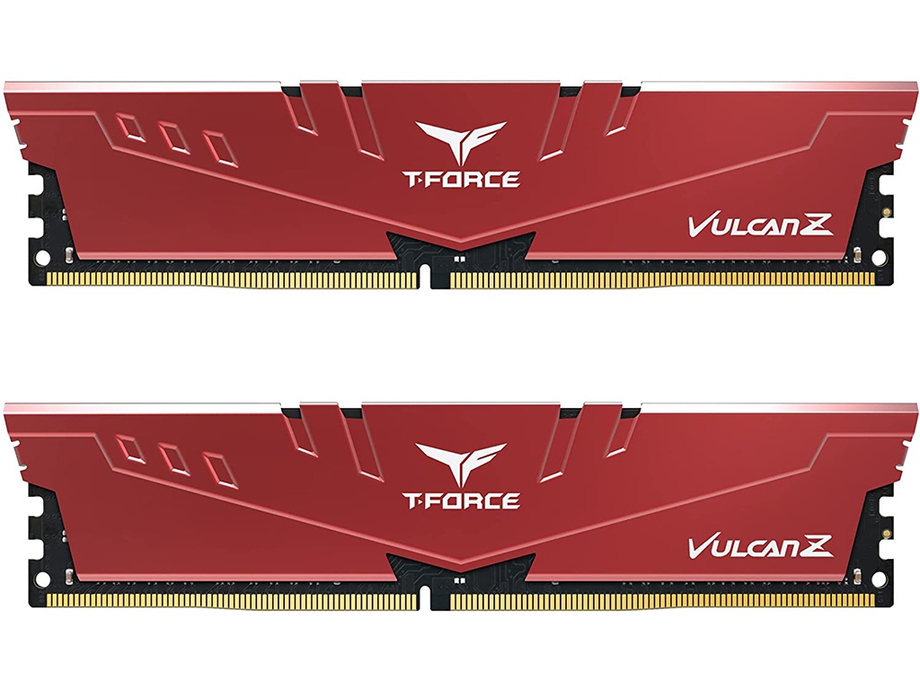 фото Модуль памяти team group t-force vulcan z ddr4 dimm 3200mhz pc4-25600 cl16 - 64gb kit (2x32gb) tlzrd464g3200hc16cdc01