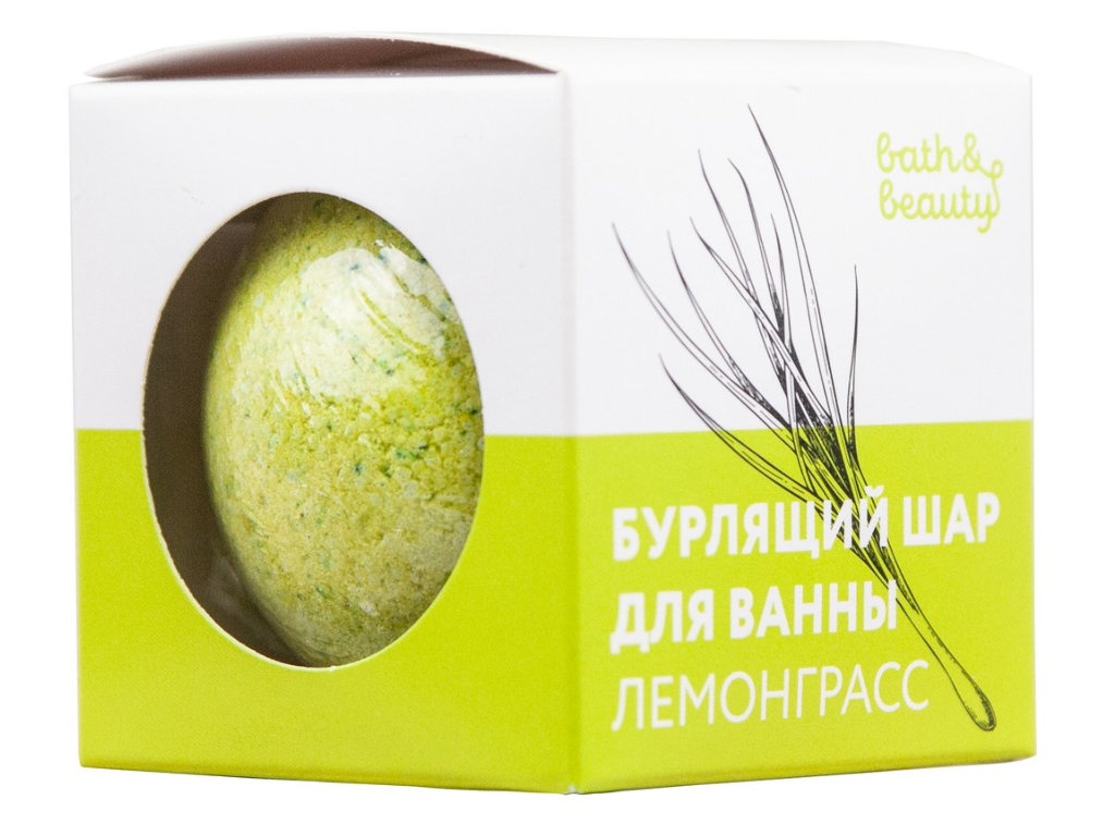 фото Бурлящий шарик bath & beauty лемонграсс 110g 11-674 bath &amp; beauty