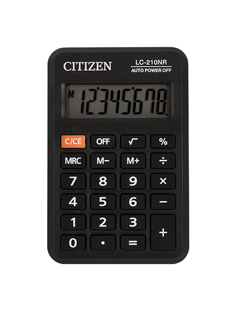 Калькулятор Citizen LC-210NR Black