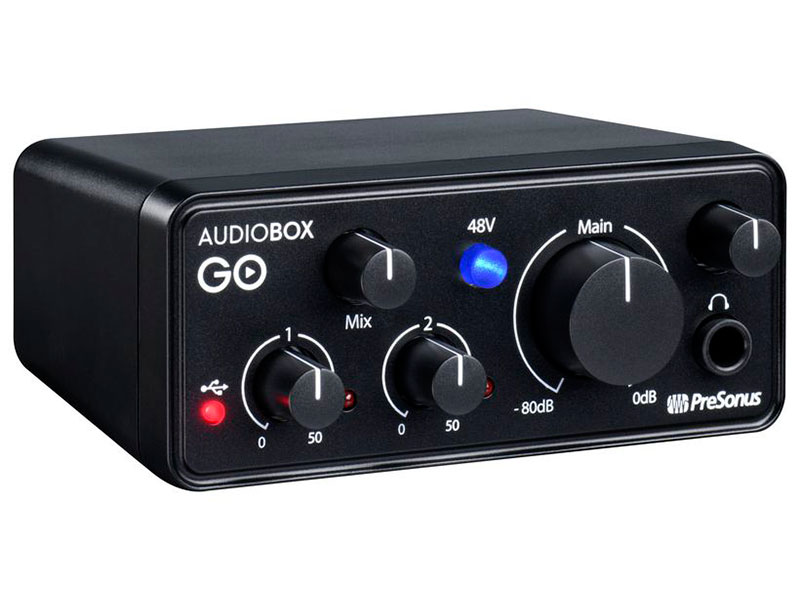 

Аудиоинтерфейс PreSonus Audiobox Go USB, AUDIOBOX GO