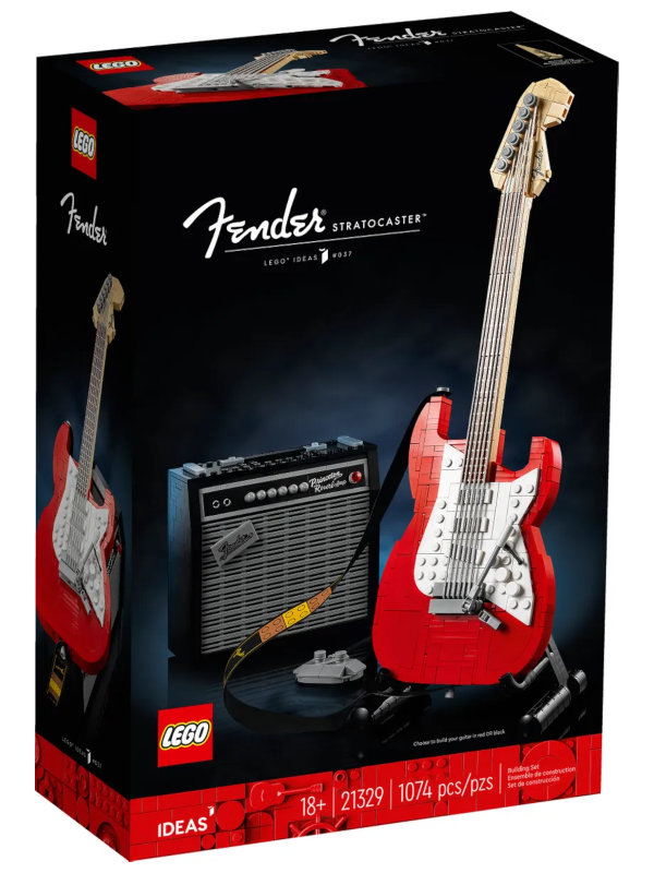 

Lego Ideas Fender Фендер Стратокастер 1074 дет. 21329, 21329