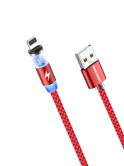 

Аксессуар More Choice Smart K61Si USB - Lightning 1m Red 4627151194288, K61Si