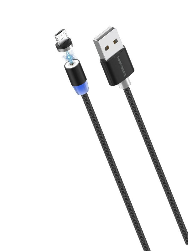 

Аксессуар More Choice Smart K61Sm USB - MicroUSB 1m Black 4627151192475, K61Sm