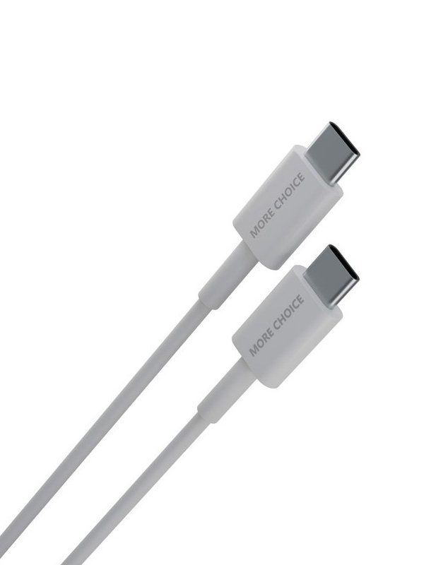 

Аксессуар More Choice Smart K71Sa USB Type-C - USB Type-C 2m White 4627151194882, K71Sa