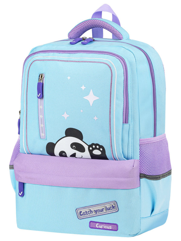 фото Рюкзак brauberg star friendly panda light blue 270667