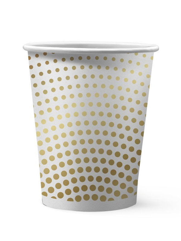 

Одноразовые стаканы ND Play Золотой горох 250ml 6шт 302968, Золотой горох